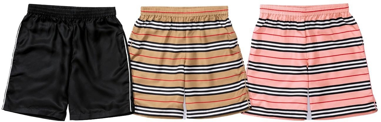 *Burberry exclusive* Supreme®/Burberry® Silk Pajama Short view 2